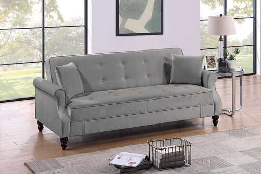 Bstfur Adjustable Sofa in Gray /Espresso image